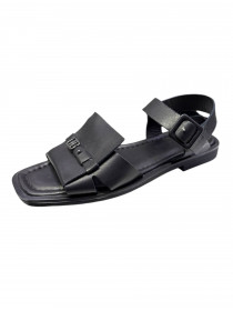 Женские кожанные  босоножки  31222  фото