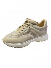 Кроссовки замша беж 31621  фото