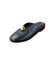 Шлепанцы мюлли, черная кожа  Sasha Fabiani фото  1