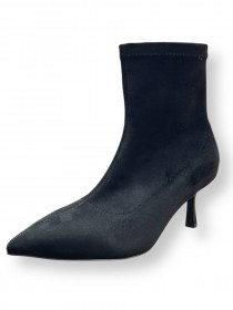  Ботильоны черная замша 31390  фото