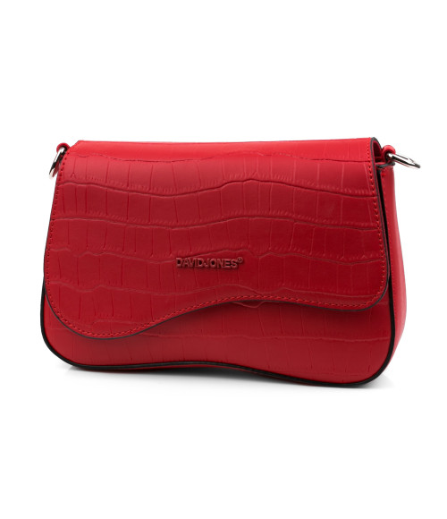 Женская красная сумочка  DAVID JONES фото  1