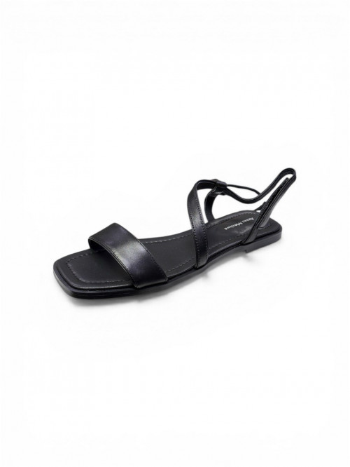 Босоніжки черная кожа  Arees Meniva фото  1