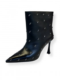 Женские кожаные ботильоны 31372  фото