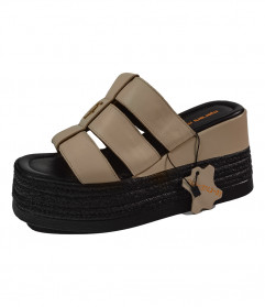 Женские кожанные сабо 30887 Marani Magli фото