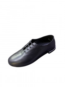 Туфли черная кожа 31118  фото