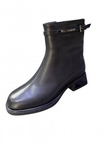 Жіноч зимові шкіряні черевики 31497  фото