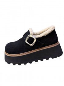 Угги  черная замша 31446  фото