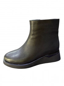 Женские зимние кожаные ботинки 31330  фото