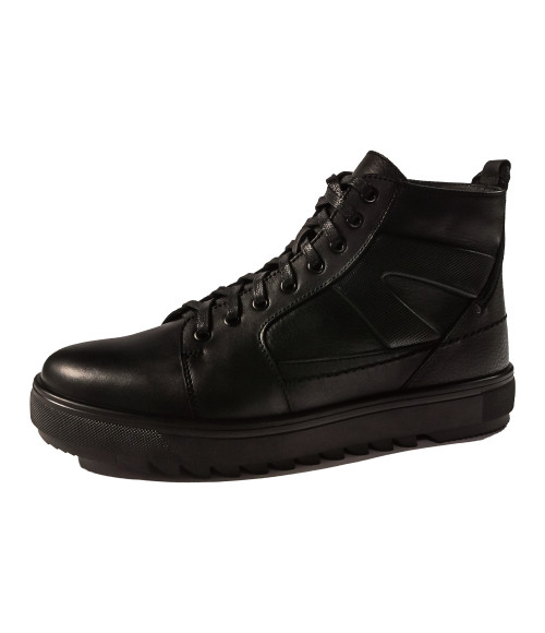 Чоловічі зимові шкіряні черевики  Bertoni фото  1