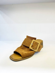 Шлепанцы, коричневй нубук 30611 Molly Bessa фото