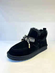 Угги черная замша 30257 Lonza фото