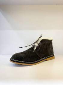 Черевики, коричнева замша 30289  фото