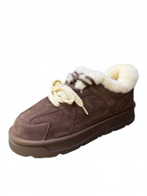 Угги  короткие на шнурках 31491  фото