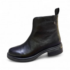 Ботинки черная кожа 31340  фото