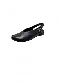 Босоніжки чорна шкіра 31804  фото