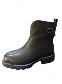 Черевики, чорна шкіра 31412  фото