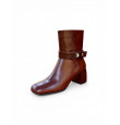 Ботинки коричневая кожа  AIDINI фото  1