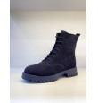 Ботинки синяя замша  Bolset фото  1