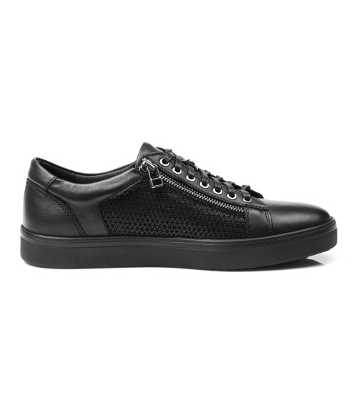 Мужские кожаные кеды  Bertoni фото  4